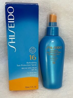 Shiseido Refreshing Sun Protection Spray BROAD SPECTRUM SPF 16 For Body/ Hair